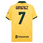 Günstige Fußballtrikots AC Mailand Gimenez 7 3rd trikot 2025-26 Kurzarm Günstige Fußballtrikots AC Mailand Gimenez 7 3rd trikot 2025-26 Kurzarm